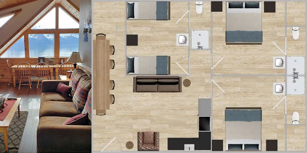 3 Bedroom Bayview floorplan